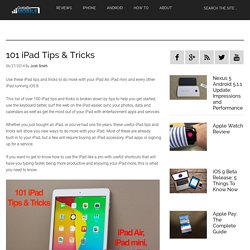 101 iPad Tips & Tricks