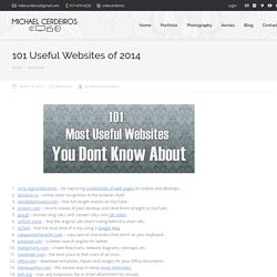 101 Useful Websites