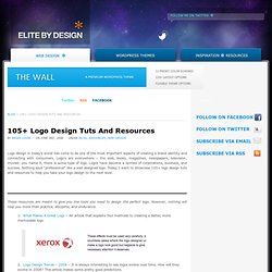 105+ Logo Design Tuts And Resources