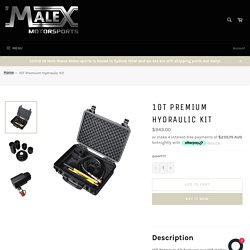 10T Premium Hydraulic Kit