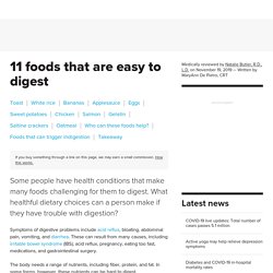 11 easy to digest foods
