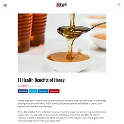 11 Health Benefits of Honey