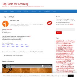 112 – iVoox – Top Tools for Learning