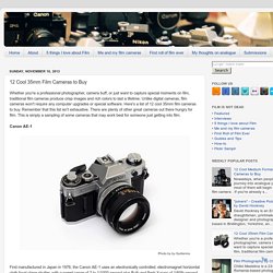 12 Cool 35mm Film Cameras to Buy
