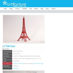 12″ Eiffel Tower