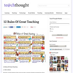 12 Rules Of Great Teaching -