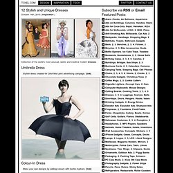 12 Stylish and Unique Dresses