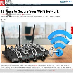 5 Ways to Secure Your Wireless Router