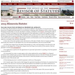 524.3-1201, 2011 Minnesota Statutes