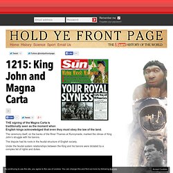 1215: King John and Magna Carta