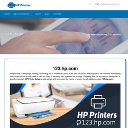 123.hp.com : Printer Setup from the HP