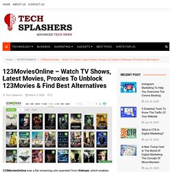 123MoviesOnline – Watch Latest Movies And TV Shows Online For Free,