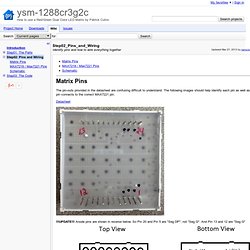 Step02_Pins_and_Wiring - ysm-1288cr3g2c - Identify pins and how to wire everything together - How to use a Red/Green Dual Color LED Matrix by Patrick Cutno