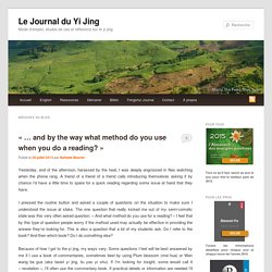 13 Archives - Le Journal du Yi Jing