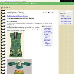 1370ADM - Ming Dynasty Clothing