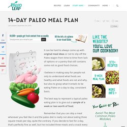 14 Days Paleo Meal Plan