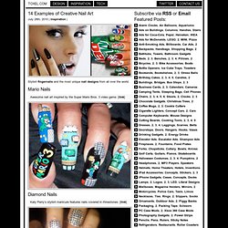 14 Examples of Creative Nail Art