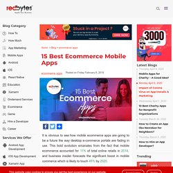 15 Best Ecommerce Mobile Apps