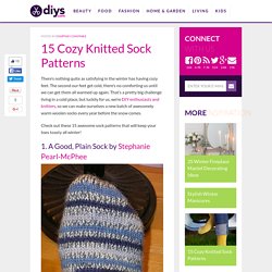 15 Cozy Knitted Sock Patterns