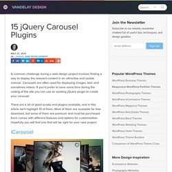 15 jQuery Carousel Plugins