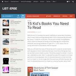 15 Kid’s Books You Need To Read