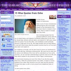15 Wise Quotes from Osho