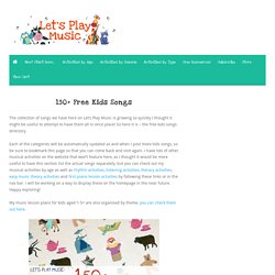 150+ Free Kids Songs - Let's Play Music