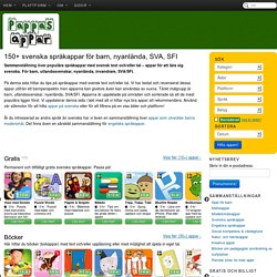 Svenska språkappar för barn