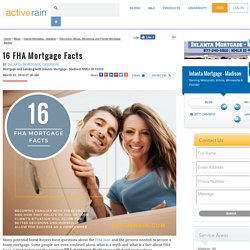16 FHA Mortgage Facts
