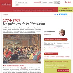 1774-1789 - Les prémices de la Révolution