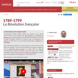1789-1799 - La Révolution française
