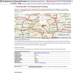 94.23.56.185 - France IP. Detailed location, ISP and more info.