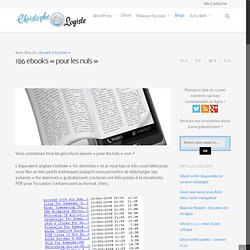 186 ebooks "pour les nuls"