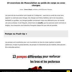 19 exercices de Musculation