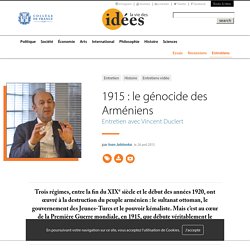 1915 : le génocide des Arméniens