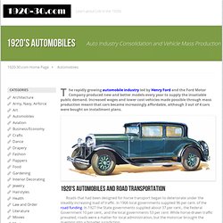 1920's Automobiles