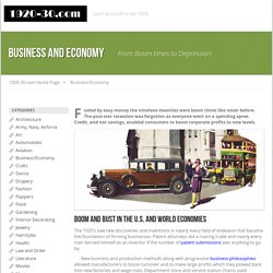 1920's Business and Economy