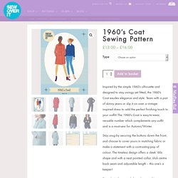 1960s Coat Sewing Pattern: Sew Over It Online Shop