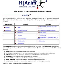 Humanoid animation index