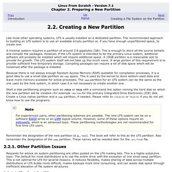 2.2. Creating a New Partition - Pale Moon