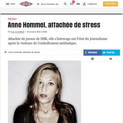 Anne Hommel, attachée de stress