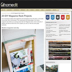 20 DIY Magazine Rack Projects