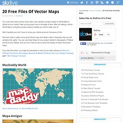 20 Free Files Of Vector Maps