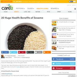 20 Huge Health Benefits of Sesame
