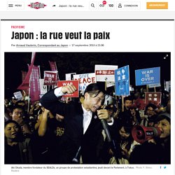 Japon : la rue veut la paix