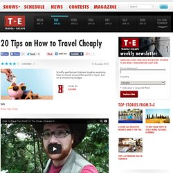 20 Tips to Travel Cheaply