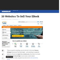 20 Websites To Sell Your EBook