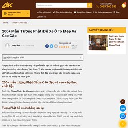 200+ Mẫu Tượng Phật Để Xe Ô Tô Đẹp Và Cao Cấp