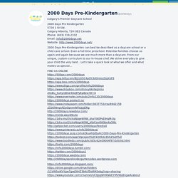 2000 Days Pre-Kindergarten (2000days)