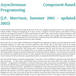 Asynchronous Component-Based Programming